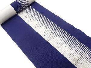 アンティーク　変わり縞模様織り出し　八寸帯地反物